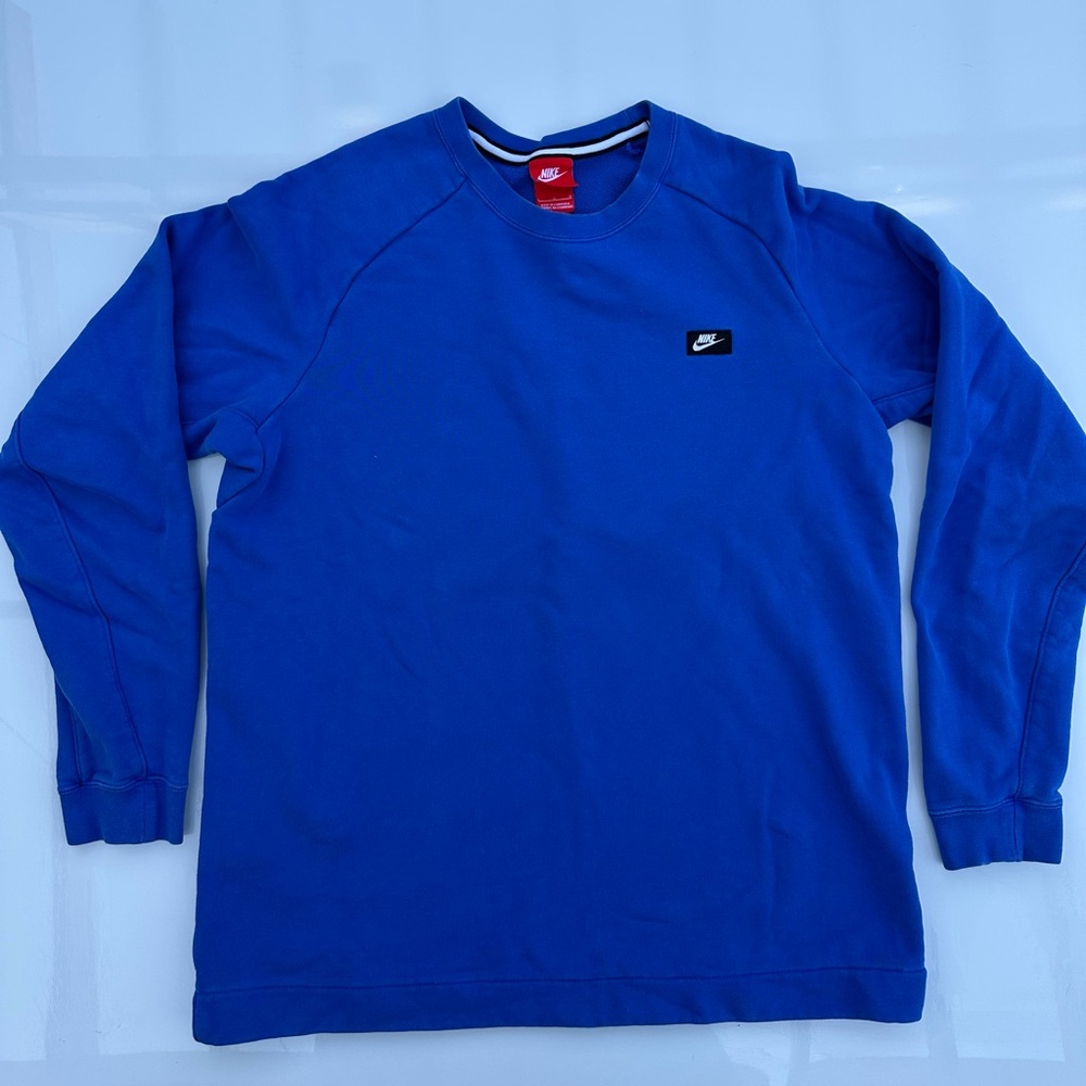 Nike Blue Pullover Sweatshirt with Red Tag